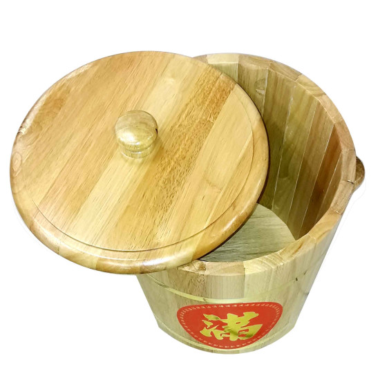 WOODEN RICE BARREL 10KG