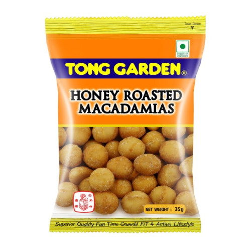 TONG GARDEN ROASTED HONEY MACADAMIA 35GM