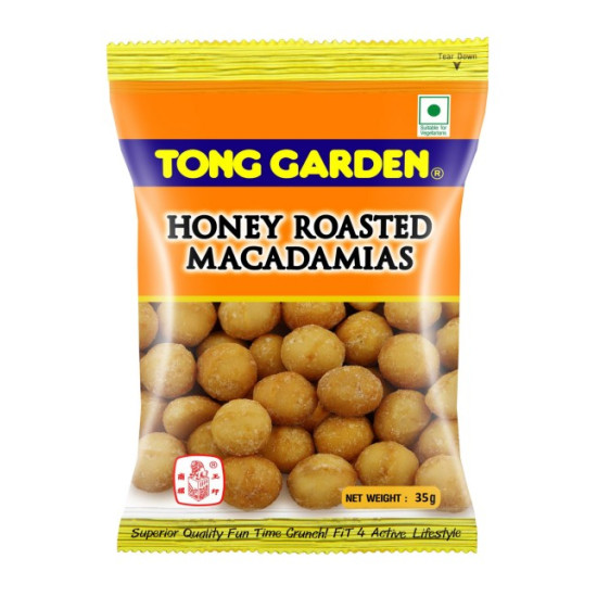 TONG GARDEN ROASTED HONEY MACADAMIA 35GM