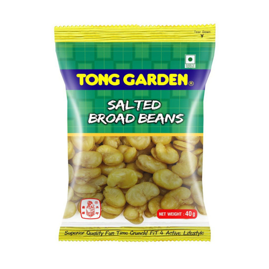 TONG GARDEN SALTED BROAD BEAN WITHOUT SKIN 40GM