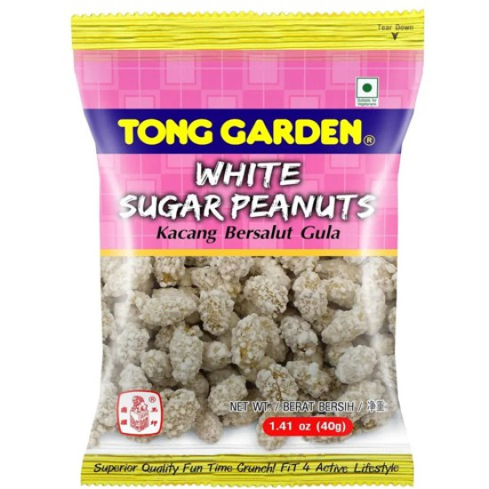 TONG GARDEN WHITE SUGAR PEANUTS 40GM