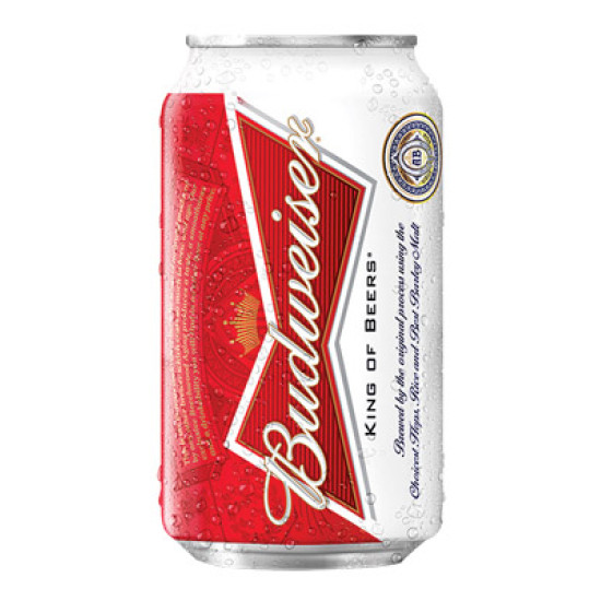 BUDWEISER BEER (CAN) 355ML