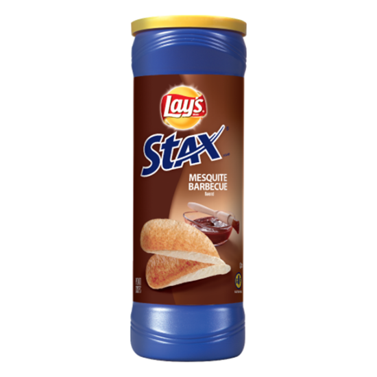 LAYS STAX POTATO CRISPS BBQ 155.9GM