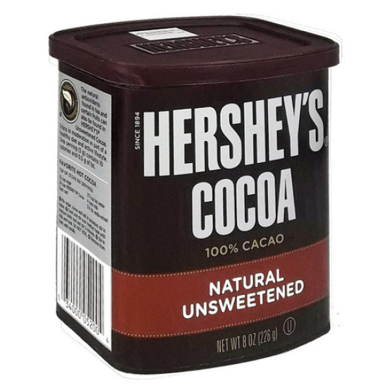 HERSHEY'S BAKING COCOA UNSWEETENED 226GM