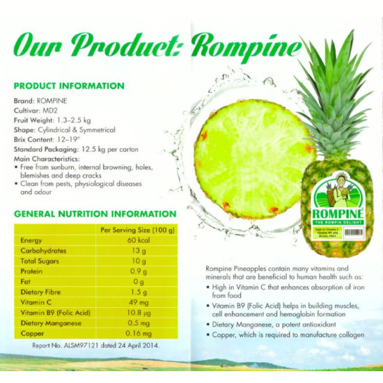 ROMPINE PINEAPPLE-MD2 S10