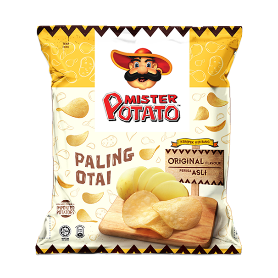 MISTER POTATO CHIPS ORIGINAL 60GM