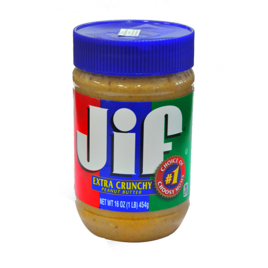 JIF PEANUT BUTTER CRUNCHY 16OZ