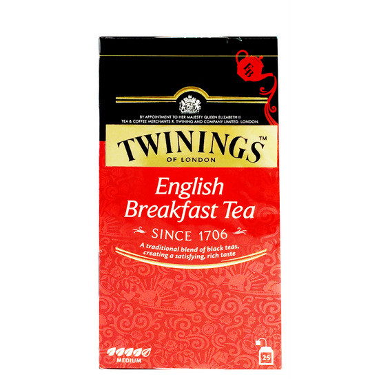 TWININGS ENGLISH BREAKFAST TEA 12GM*25