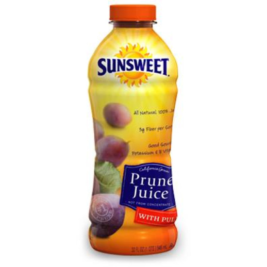 SUNSWEET PRUNE JUICE WITH PULP 32 OZ