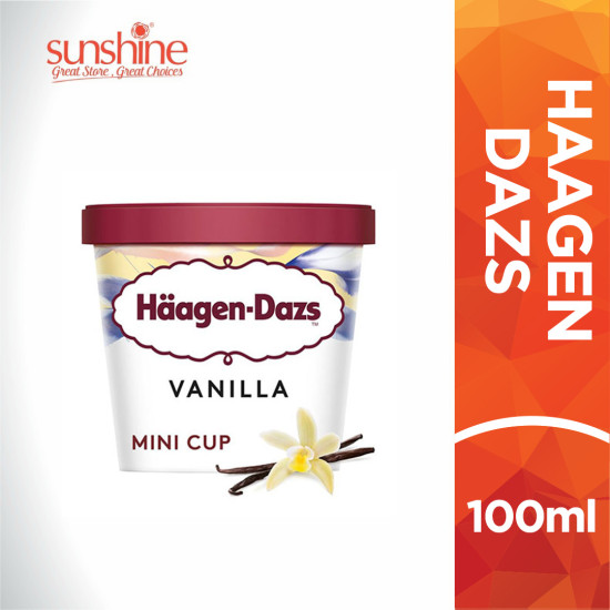 HAAGEN DAZS ICE CREAM MINICUP - VANILLA 100ML