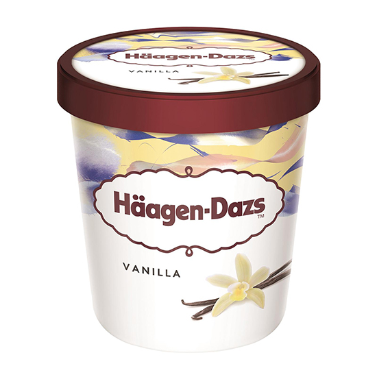 HAAGEN DAZS ICE CREAM VANILLA 473ML