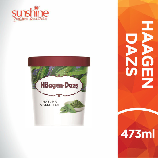 HAAGEN DAZS ICE CREAM MATCHA GREEN TEA 473ML