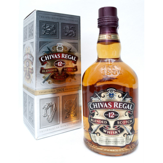 CHIVAS REGAL 12 YEARS OLD WHISKEY 700ML