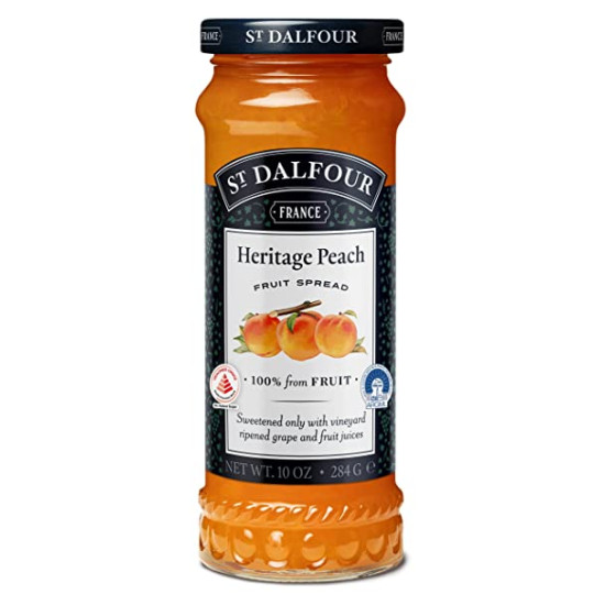 ST.DALFOUR PEACH FRUIT JAM 284GM