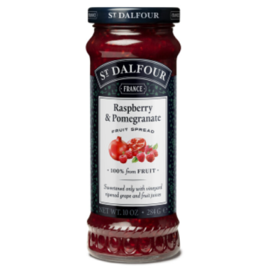 ST.DALFOUR RASPBERRY WITH POMEGRANATE JAM 284GM