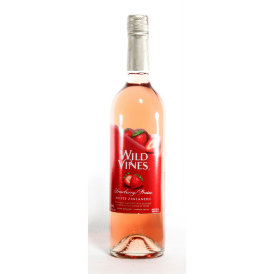 WILD VINES STRAWBERRY WHITE ZINFANDEL 750ML