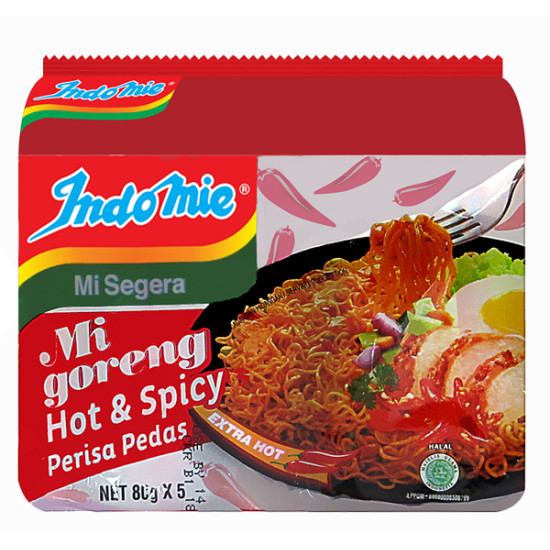 INDOMIE MI GORENG HOT&SPICY 80GM*5