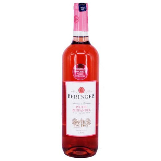 BERINGER MAIN&VINE WHITE ZINFANDEL 750ML