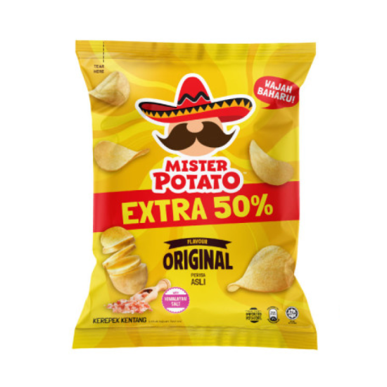 MISTER POTATO CHIPS ORIGINAL 60GM