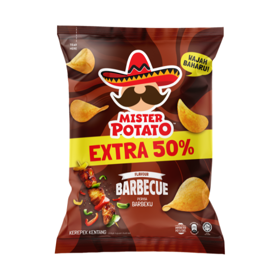 MISTER POTATO CHIPS BBQ 60GM