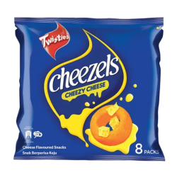 TWISTIES CHEEZELS CHEESE MP 120GM TWISTIES CHEEZELS CHEESE MP 120GM