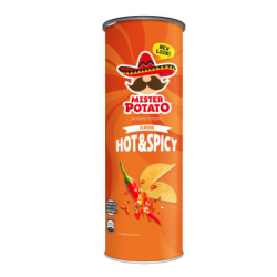 MISTER POTATO CRISPS HOT & SPICY 125GM MISTER POTATO CRISPS HOT & SPICY 125GM