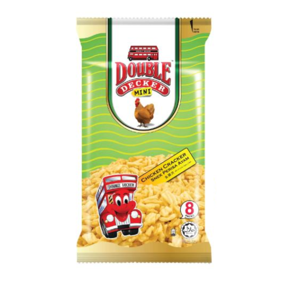 DOUBLE DECKER CHICKEN CRACKER 10GM*8