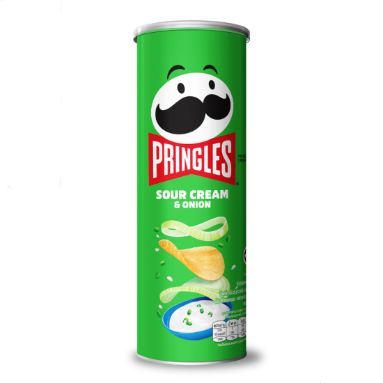 PRINGLES SOUR CREAM & ONION 102GM