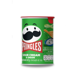 PRINGLES SOUR CREAM & ONION 42GM PRINGLES SOUR CREAM & ONION 42GM