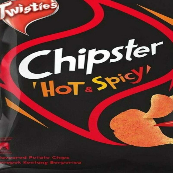 TWISTIES CHIPSTER HOT & SPICY 60GM