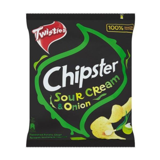 TWISTIES CHIPSTER SOUR CREAM 60GM
