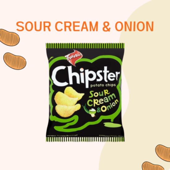 TWISTIES CHIPSTER SOUR CREAM 60GM