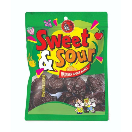 SWEET AND SOUR DRIED FRUIT SEEDLESS PLUM 55GM