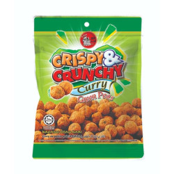 CRISPY & CRUNCHY CURRY GREEN PEAS 75GM CRISPY & CRUNCHY CURRY GREEN PEAS 75GM