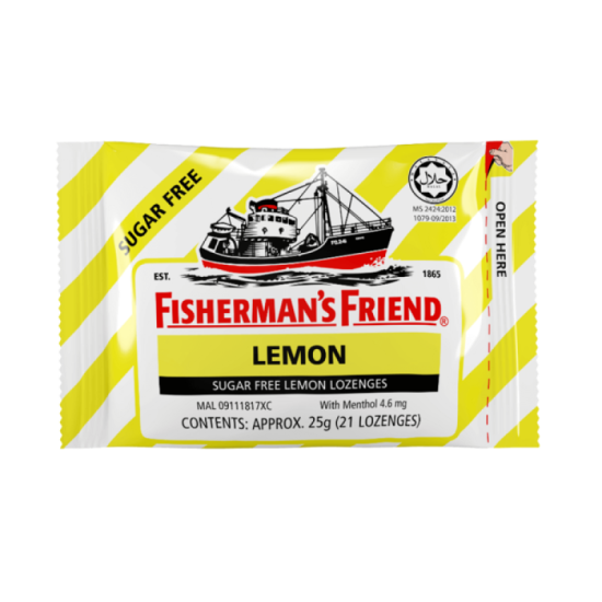 FISHERMAN'S FRIEND SUGARFREE LEMON 25GM