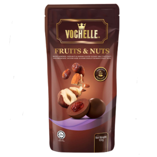 VOCHELLE DOYPACK FRUIT & NUTS 100GM