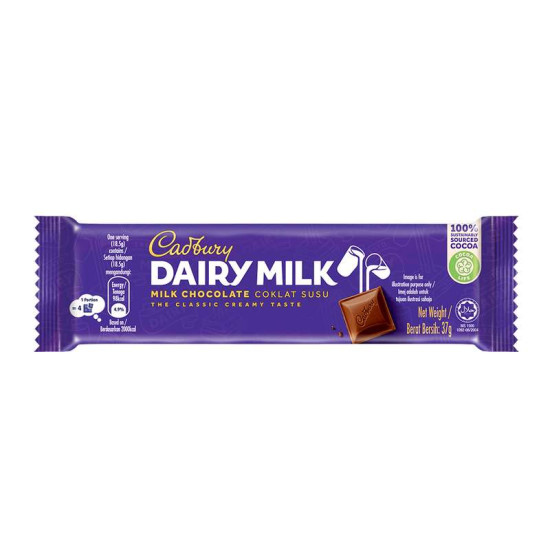 CADBURY DAIRY MILK 37GM