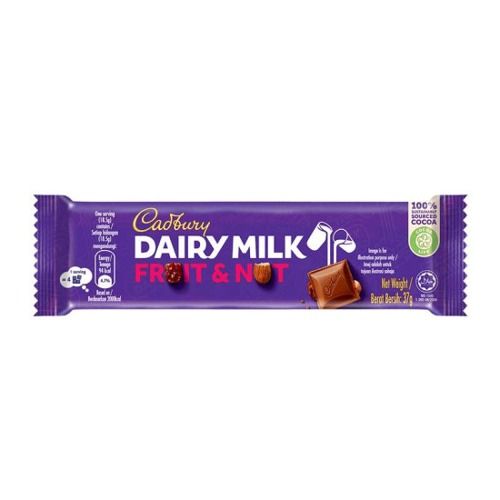 CADBURY FRUIT & NUT 37GM