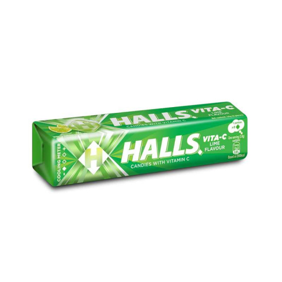 HALLS STICK VITA-C LIME 34GM