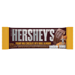 HERSHEY'S BAR MILK CHOCOLATE ALMOND 40GM HERSHEY'S BAR MILK CHOCOLATE ALMOND 40GM