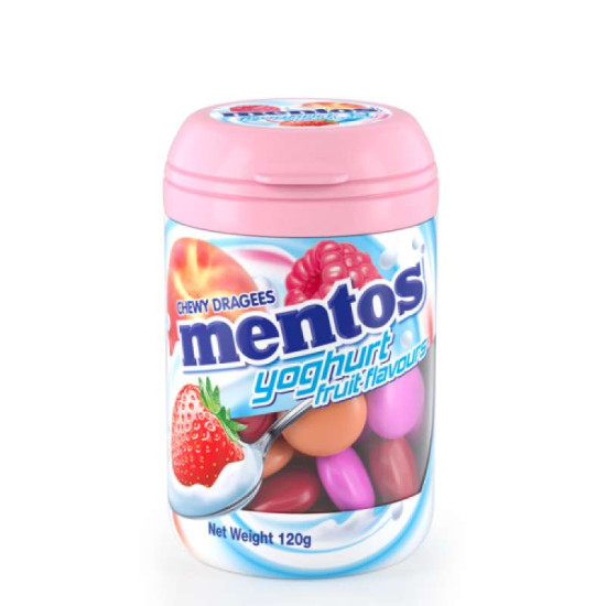 MENTOS BOTTLE YOGHURT 120GM