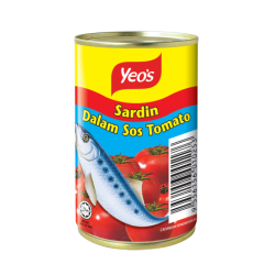 YEO'S SARDINE IN TOMATO SAUCE 155GM YEO'S SARDINE IN TOMATO SAUCE 155GM