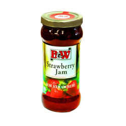 B&W STRAWBERRY JAM 440GM B&W STRAWBERRY JAM 440GM