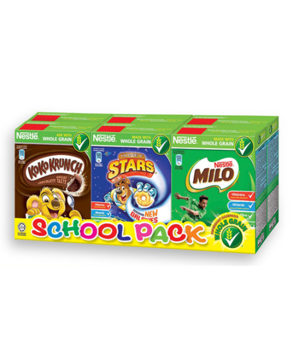 NESTLE SCHOOL PACK CEREAL 25G*6