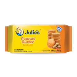 JULIE'S PEANUT BUTTER SANDWICH 120GM JULIE'S PEANUT BUTTER SANDWICH 120GM