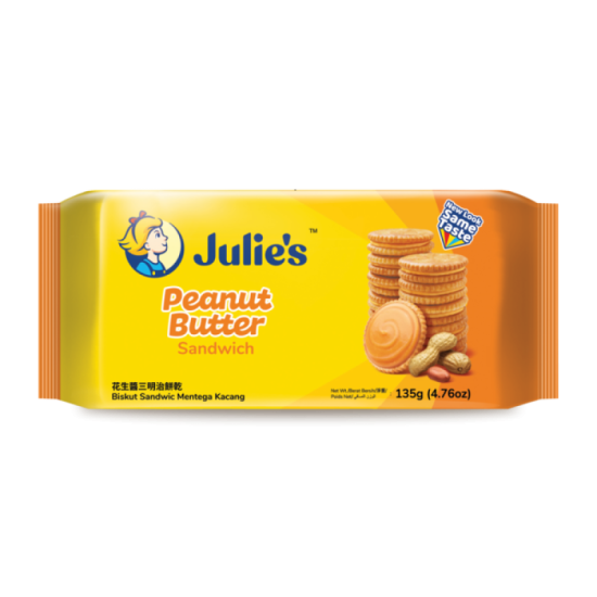 JULIE'S PEANUT BUTTER SANDWICH 120GM