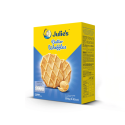JULIE'S BUTTER WAFFLES 100GM JULIE'S BUTTER WAFFLES 100GM