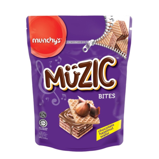 MUNCHY'S MUZIC HAZELNUT 180GM