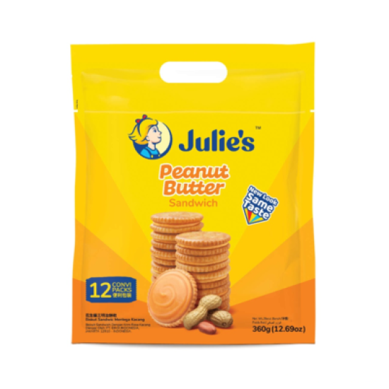 JULIE'S PEANUT BUTTER SANDWICH 360GM