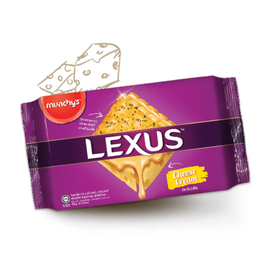 MUNCHY'S LEXUS CHEESE SANDWICH 190GM